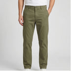 Model wearing Relaxed Chino Pants Relaxed Chino Pants in studio