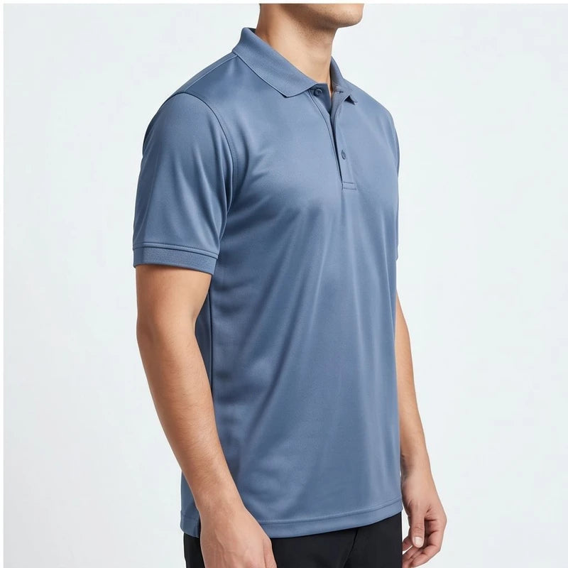 Model wearing Performance Polo Shirt Performance Polo Shirt in studio - 4