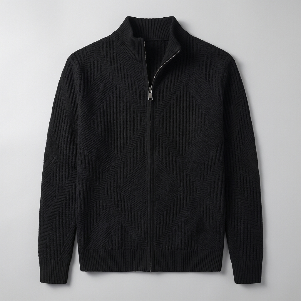 Nate Knit Full-Zip Sweater