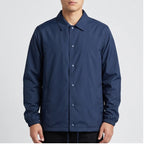 Model wearing Lightweight Coach Jacket Lightweight Coach Jacket in studio