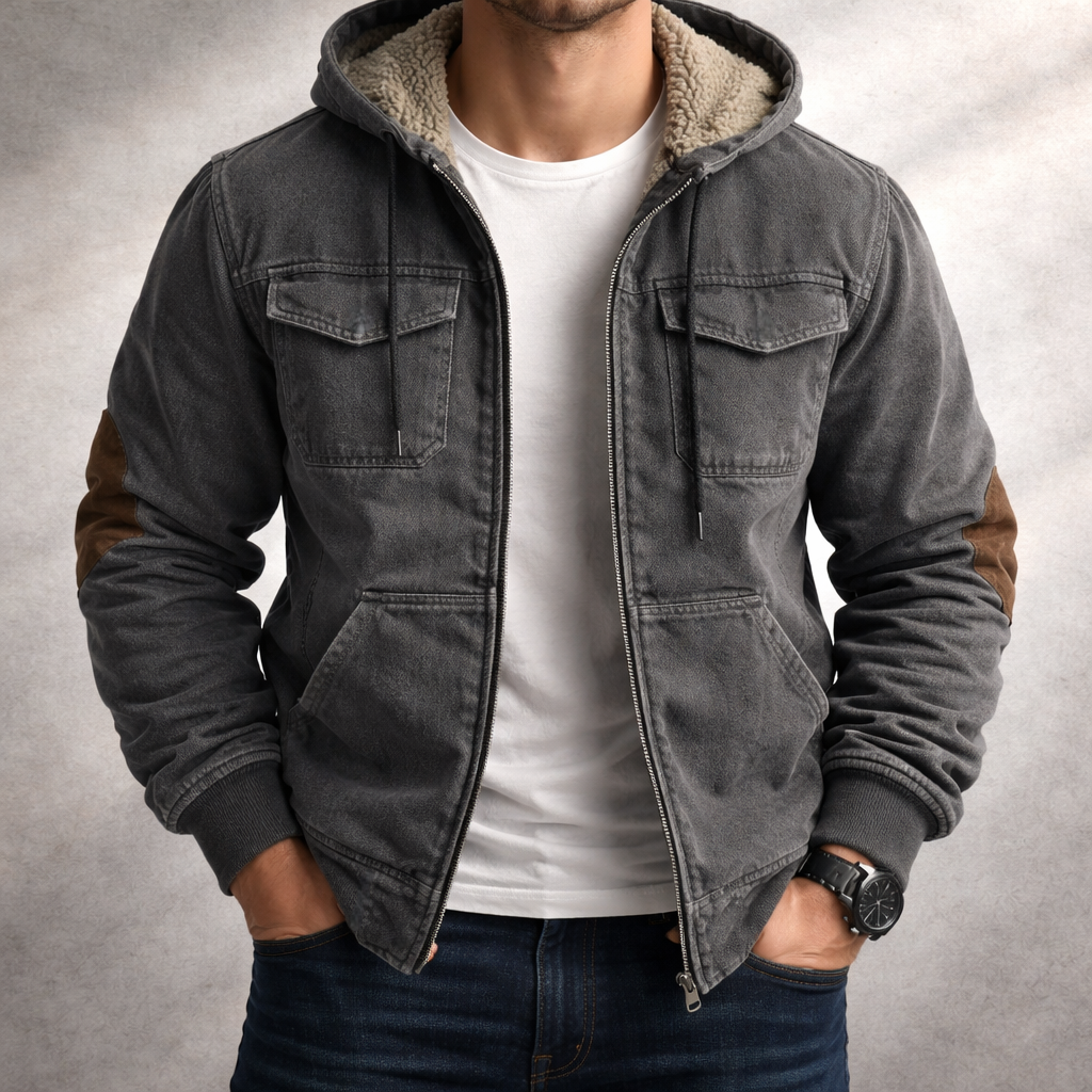 Kane Sherpa Hooded Jacket