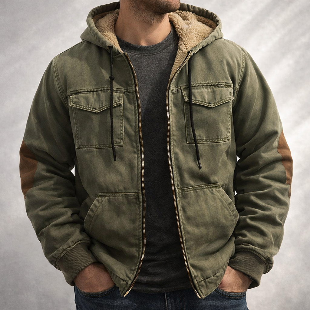 Kane Sherpa Hooded Jacket