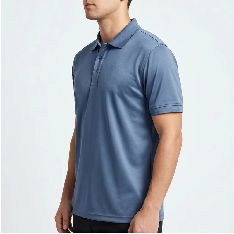 Model wearing Performance Polo Shirt Performance Polo Shirt in studio - 2