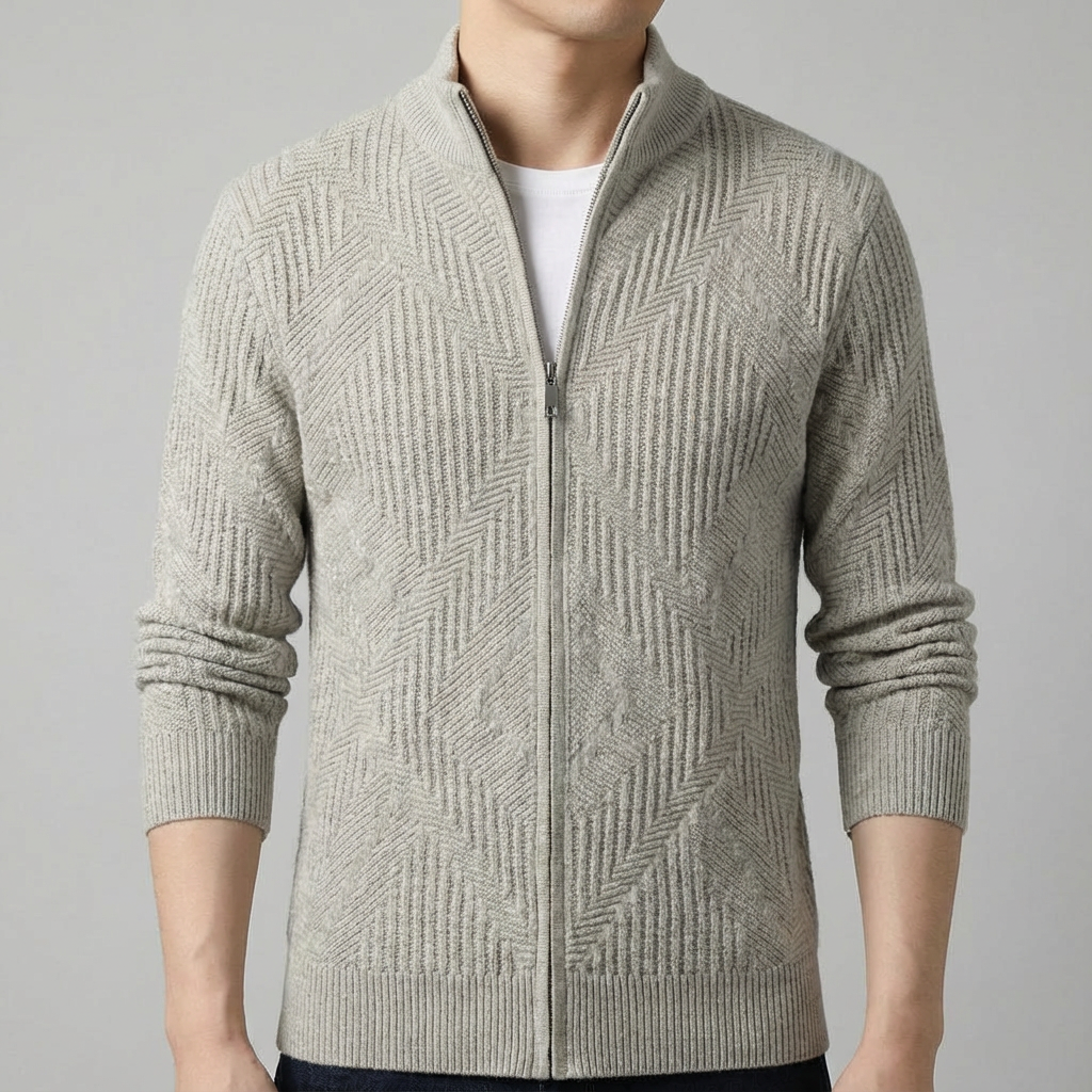 Nate Knit Full-Zip Sweater