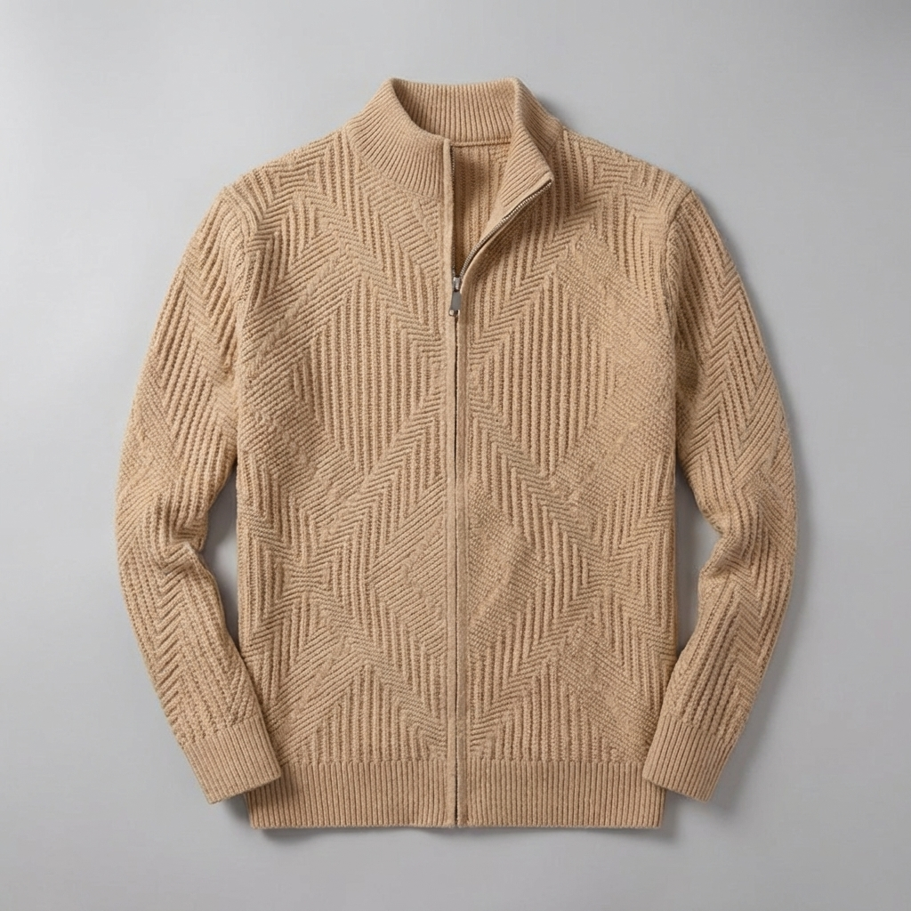 Nate Knit Full-Zip Sweater
