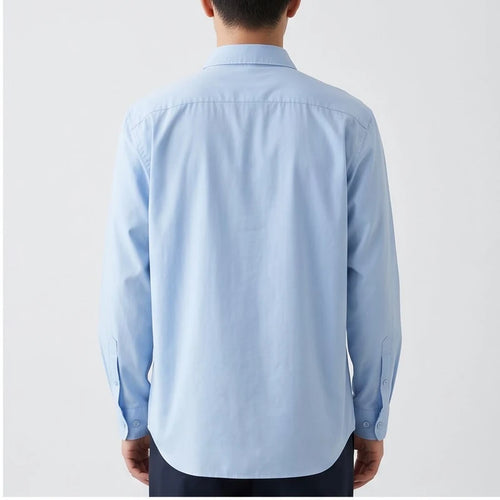 Model wearing Woven Button-Down Shirt Woven Button-Down Shirt in studio - 2