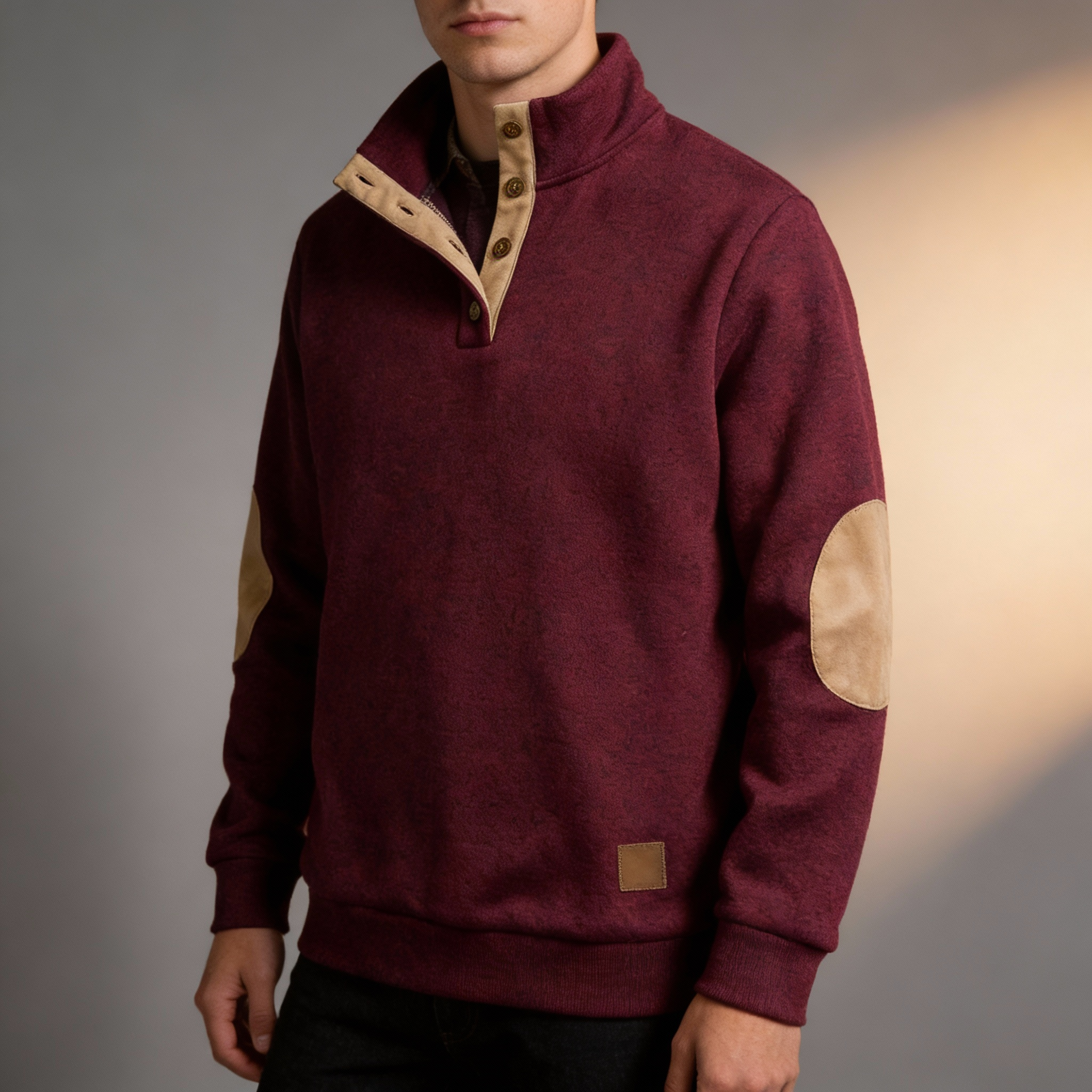 Owen Button Collar Pullover