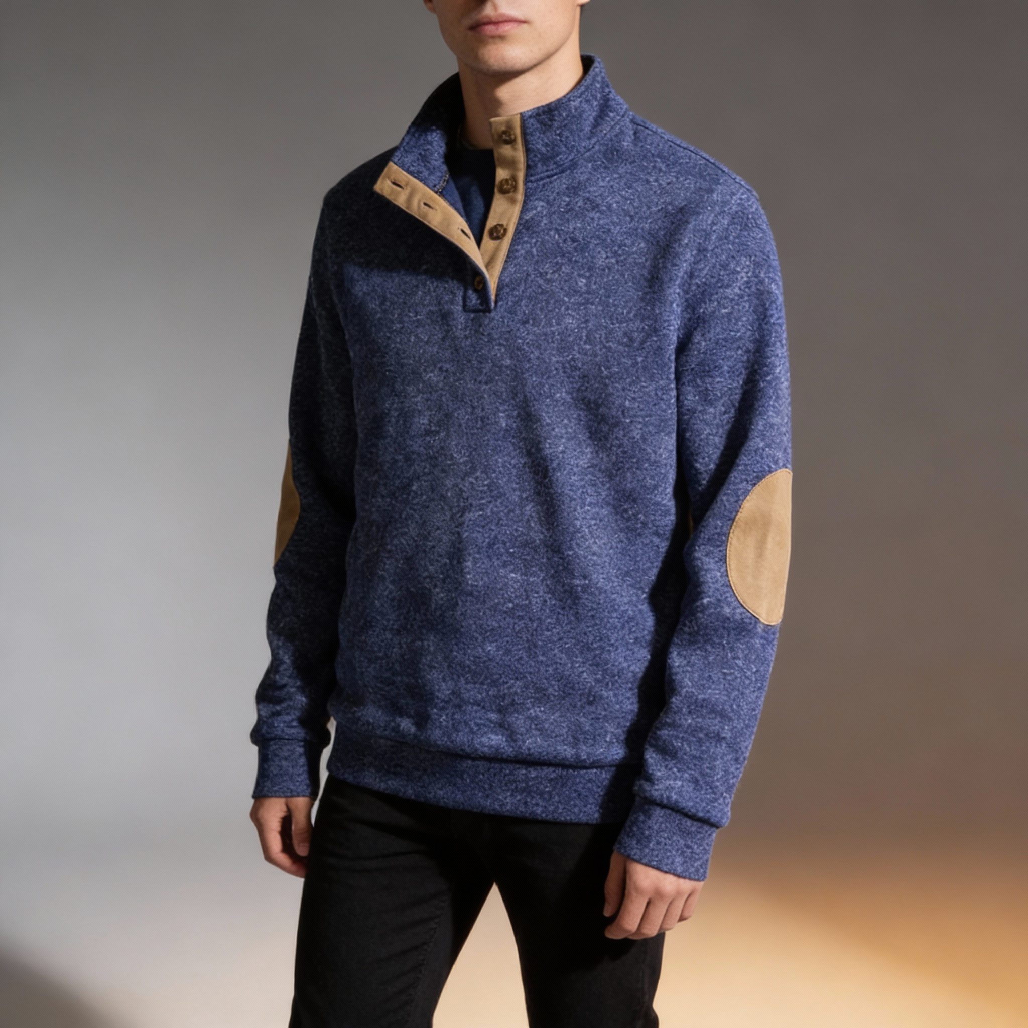 Owen Button Collar Pullover