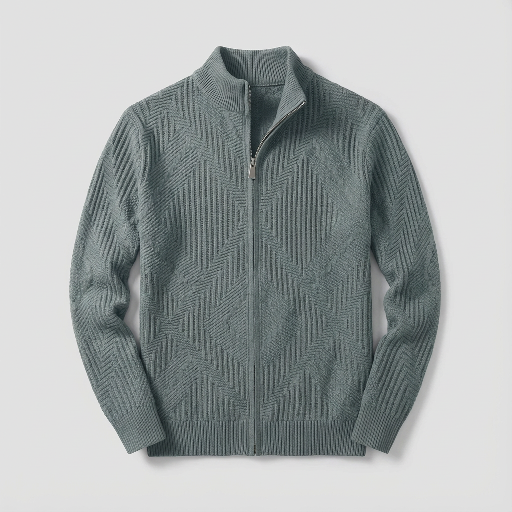 Nate Knit Full-Zip Sweater