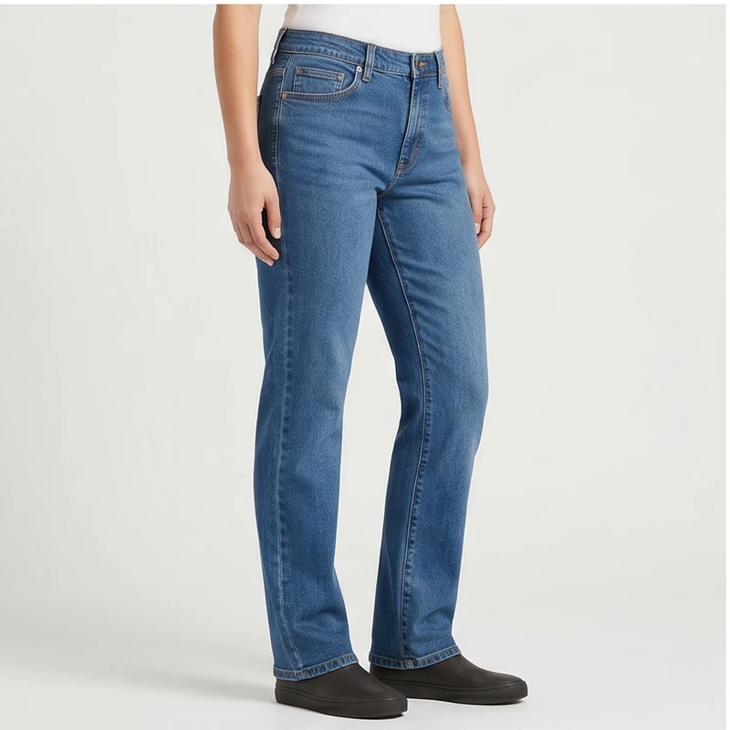 Model wearing Classic 5-Pocket Denim Jeans Classic 5-Pocket Denim Jeans in studio - 3