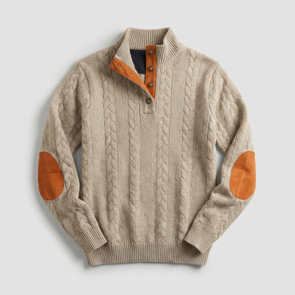 Kellan Cable Knit Pullover