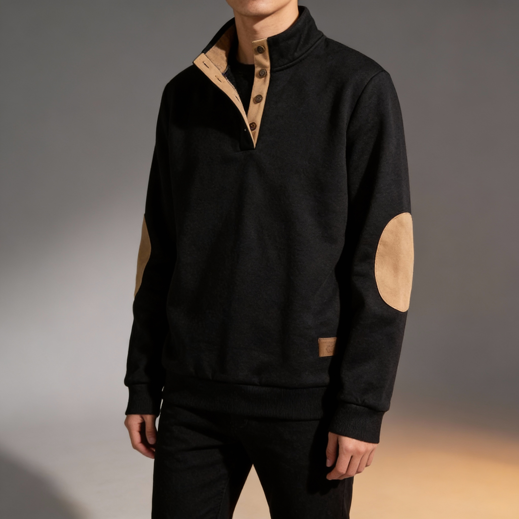 Owen Button Collar Pullover