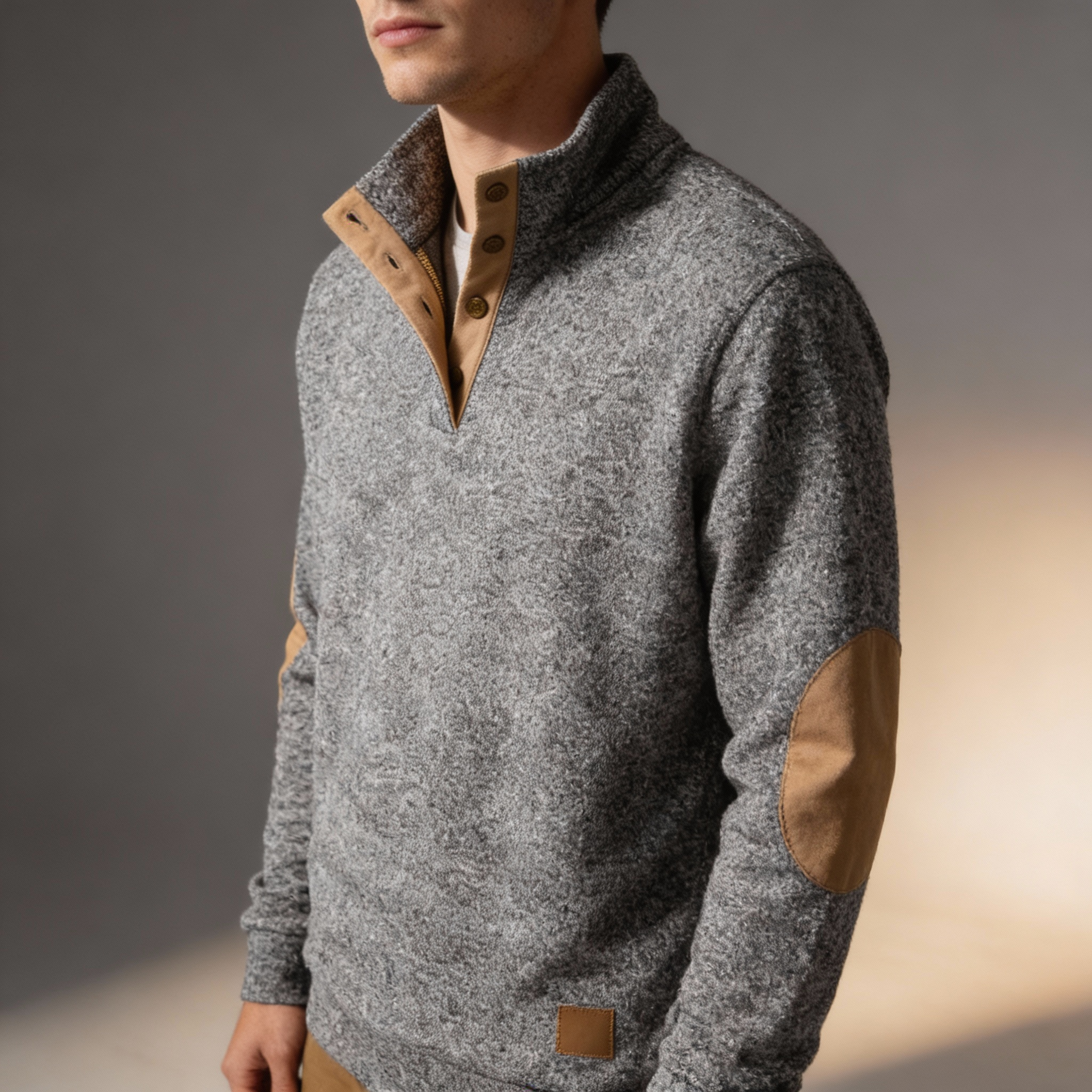 Owen Button Collar Pullover