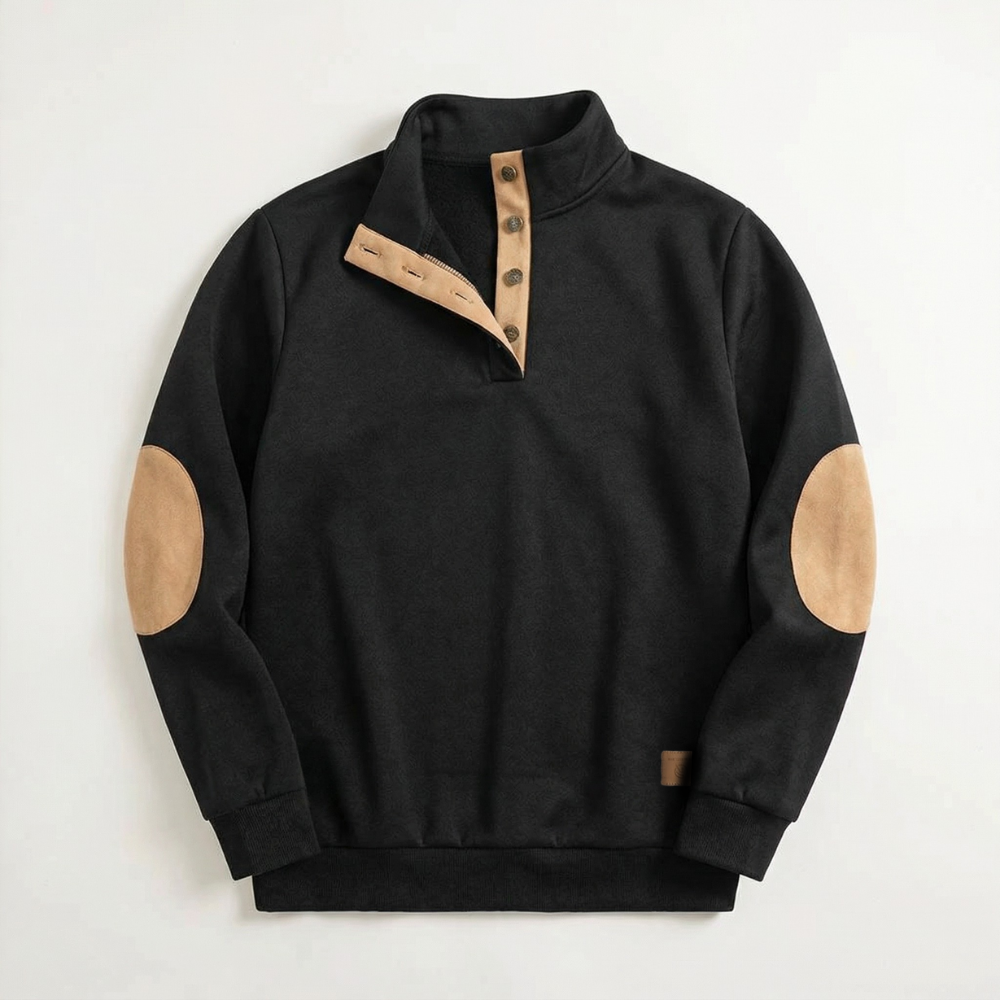 Owen Button Collar Pullover