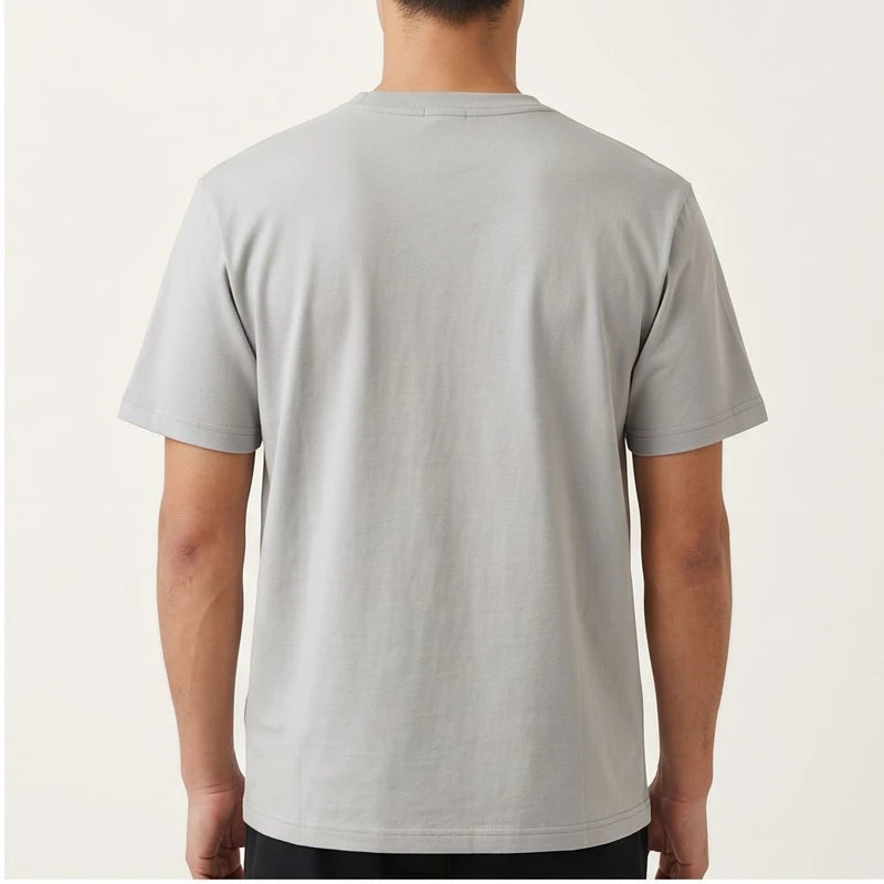Model wearing Classic Crew Neck Tee Classic Crew Neck Tee in studio - 2