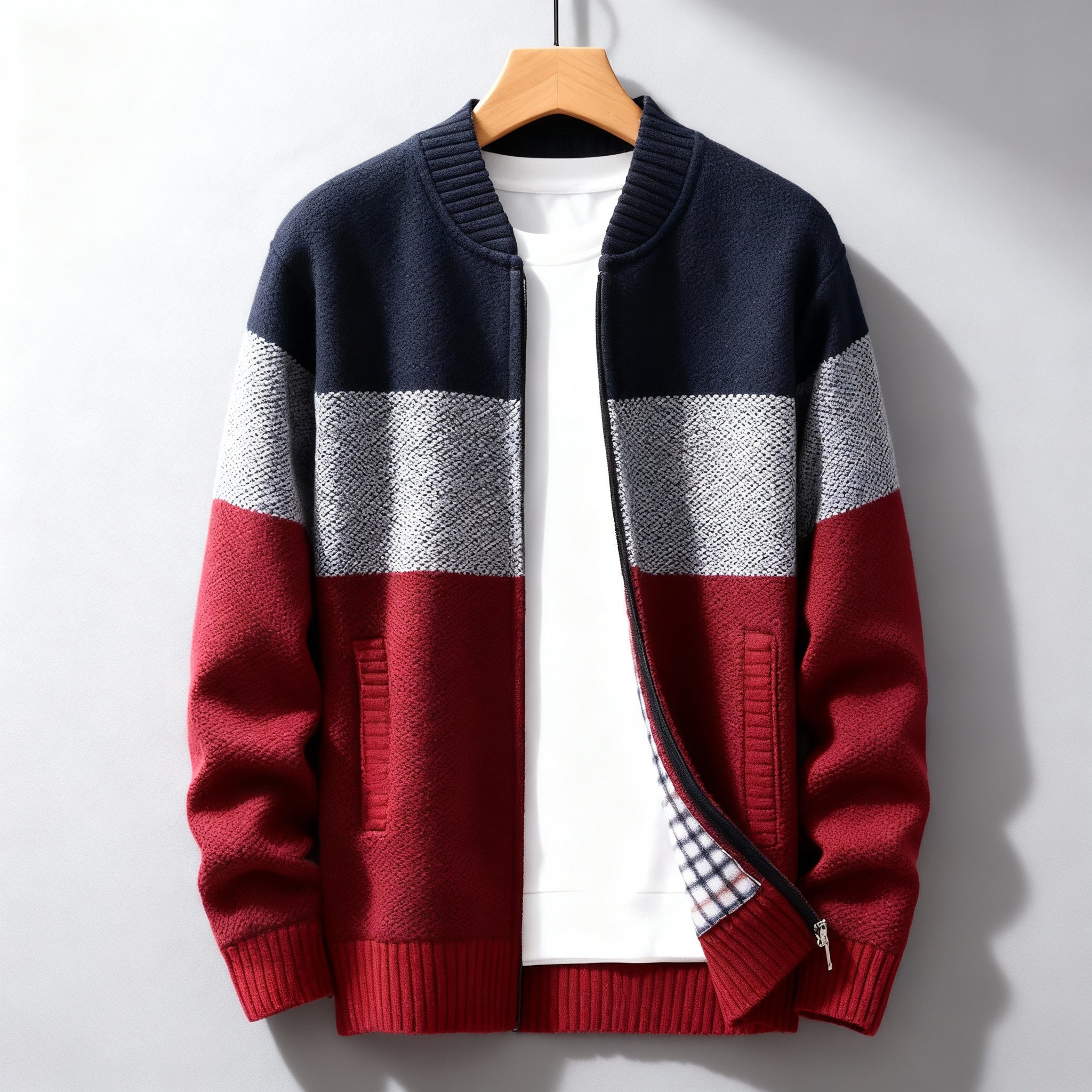 Ford Striped Knit Jacket
