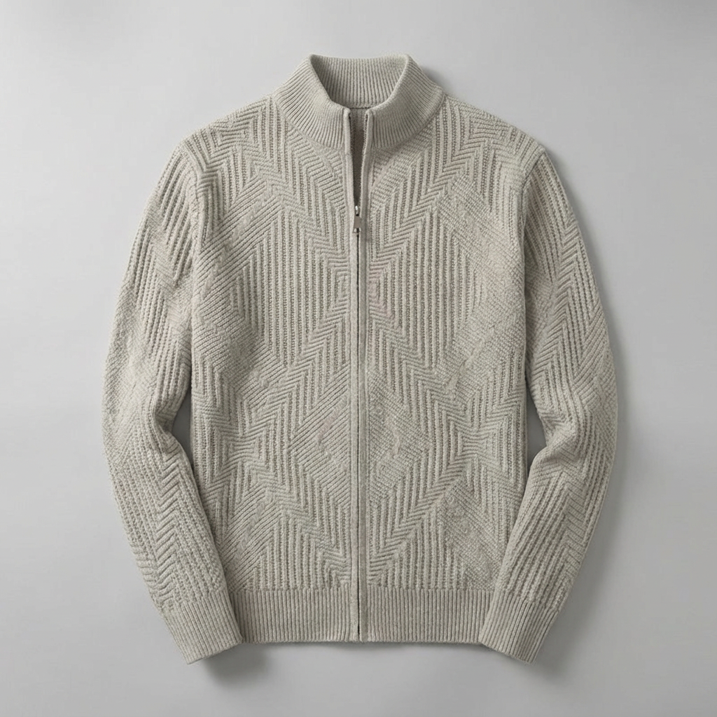 Nate Knit Full-Zip Sweater