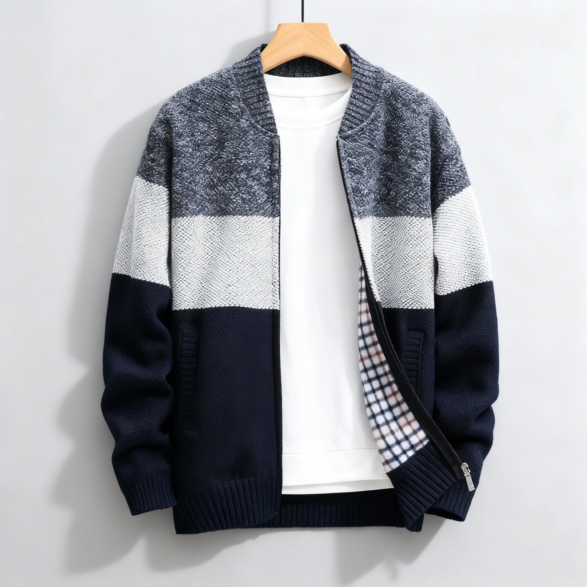 Ford Striped Knit Jacket