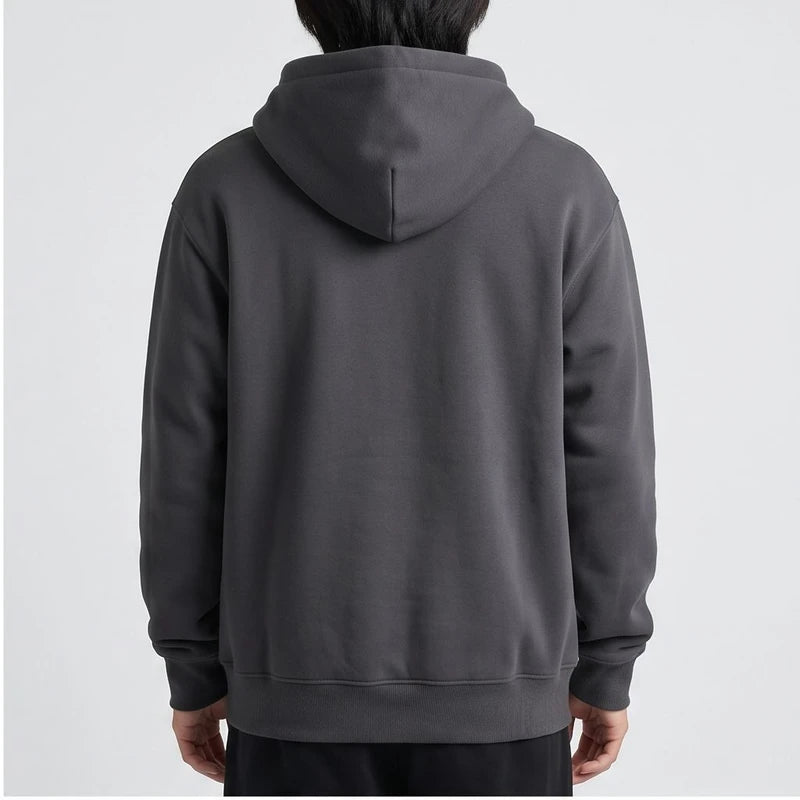 Model wearing Fleece-Lined Zip Hoodie Fleece-Lined Zip Hoodie in studio - 2