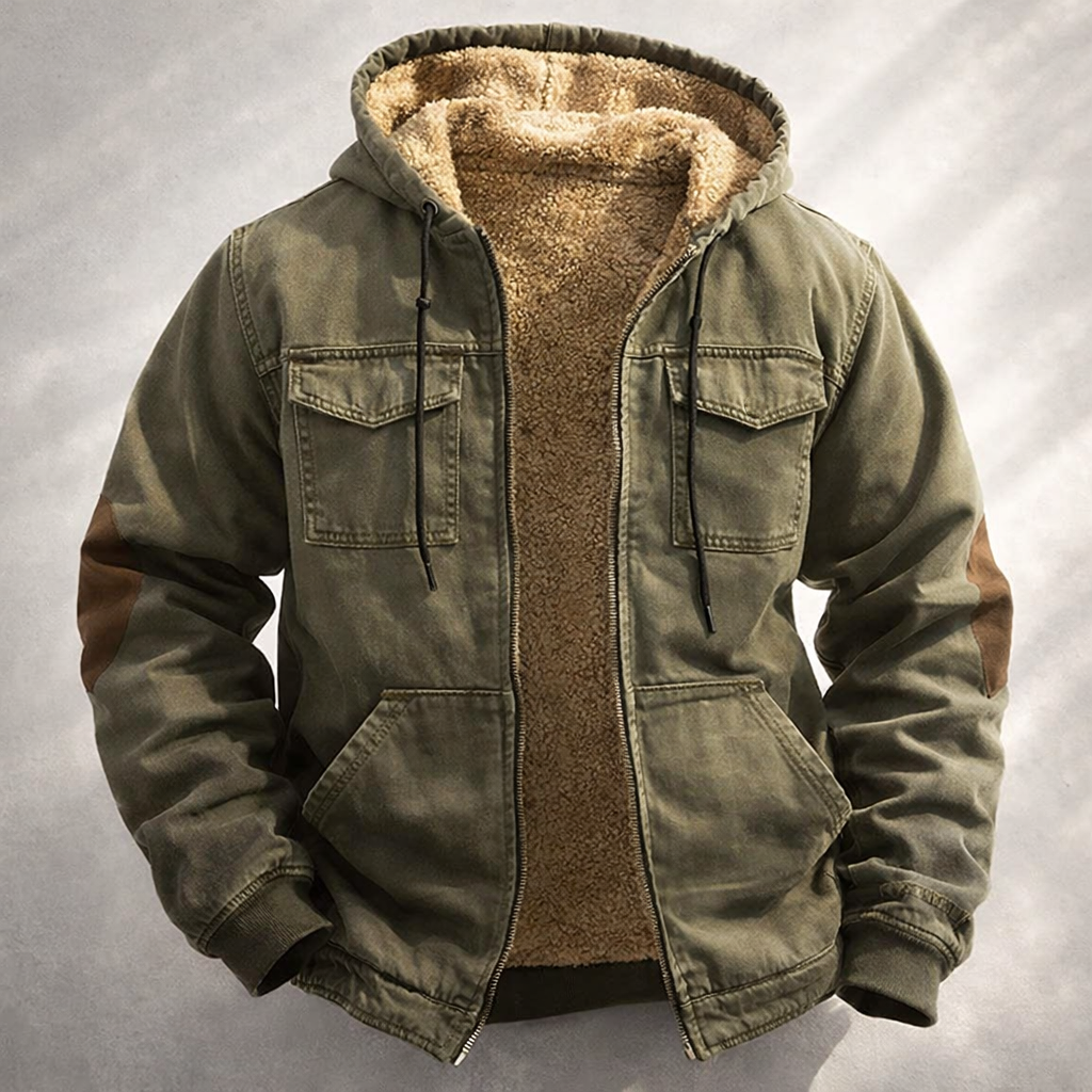 Kane Sherpa Hooded Jacket
